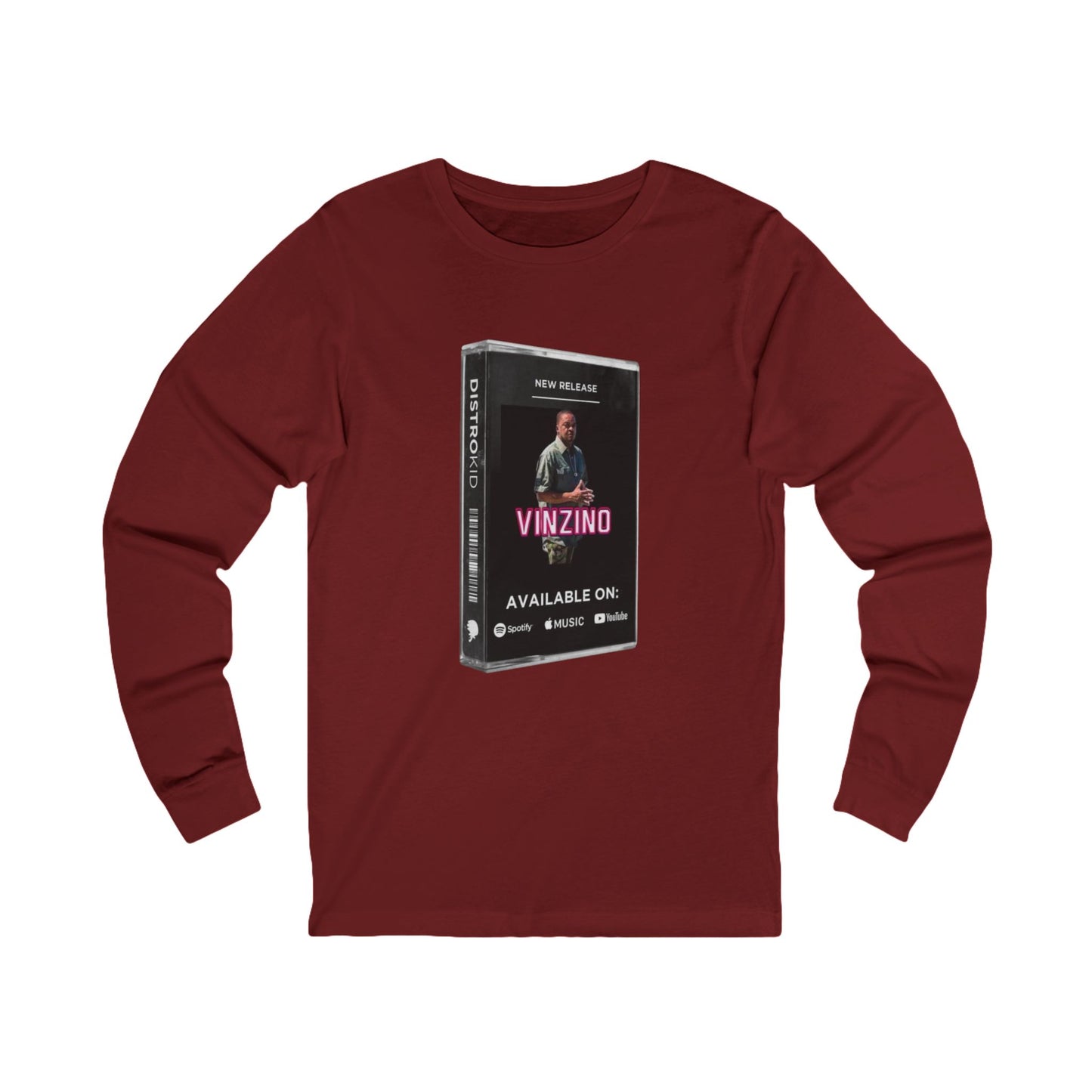 Vinzino Scan Code Long Sleeve Tee