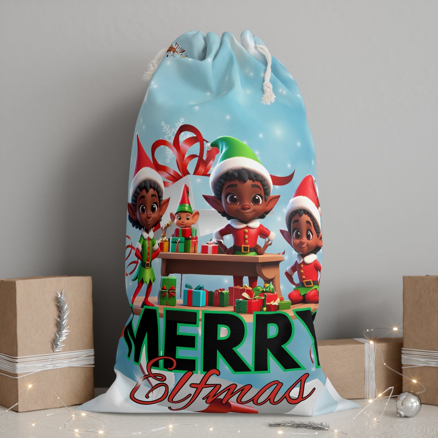 Merry Elfmas Gift Sack