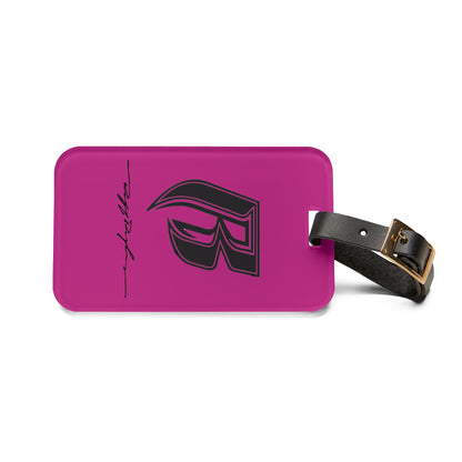 RR Luggage Tag (Hot Pink/ Black)