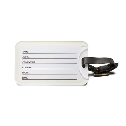 RR Luggage Tag (Black/ Silver)