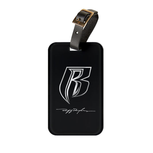 RR Luggage Tag (Black/ Silver)