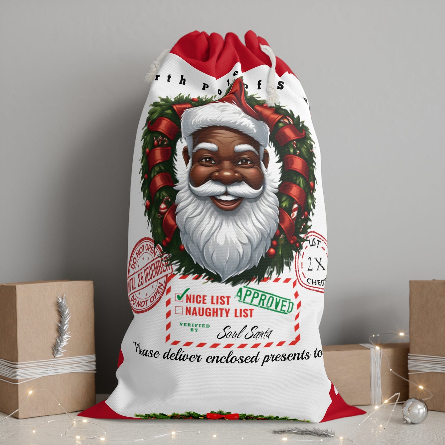 Chocolate Soul Santa Gift Sack