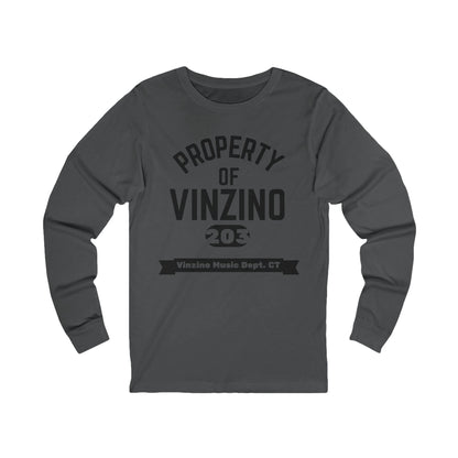 Property of Vinzino Long Sleeve Tee (Black)