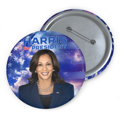 Kamala Harris Flag In The Clouds